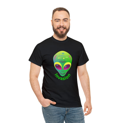 Alien Invasion Heavy Cotton Tee