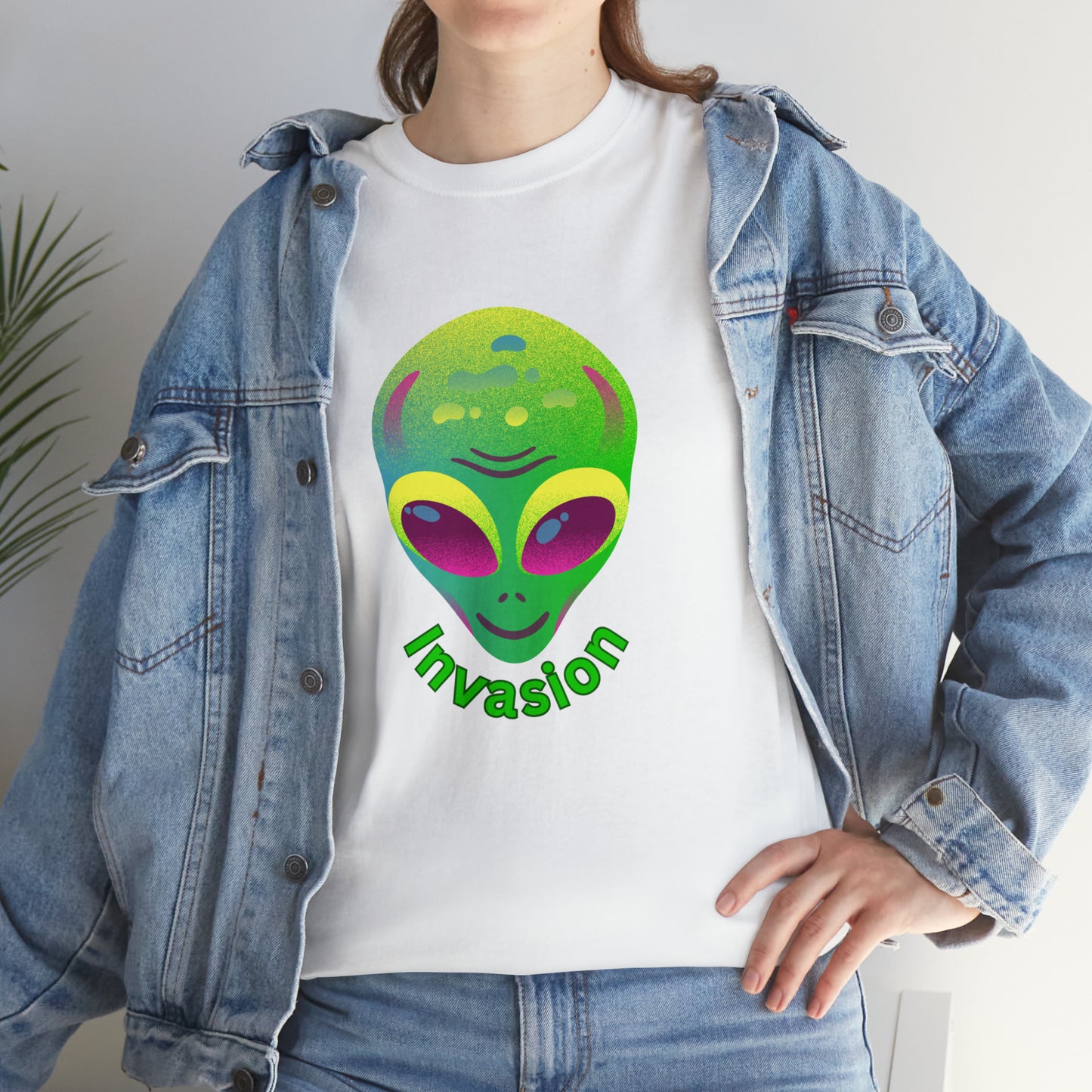 Alien Invasion Heavy Cotton Tee