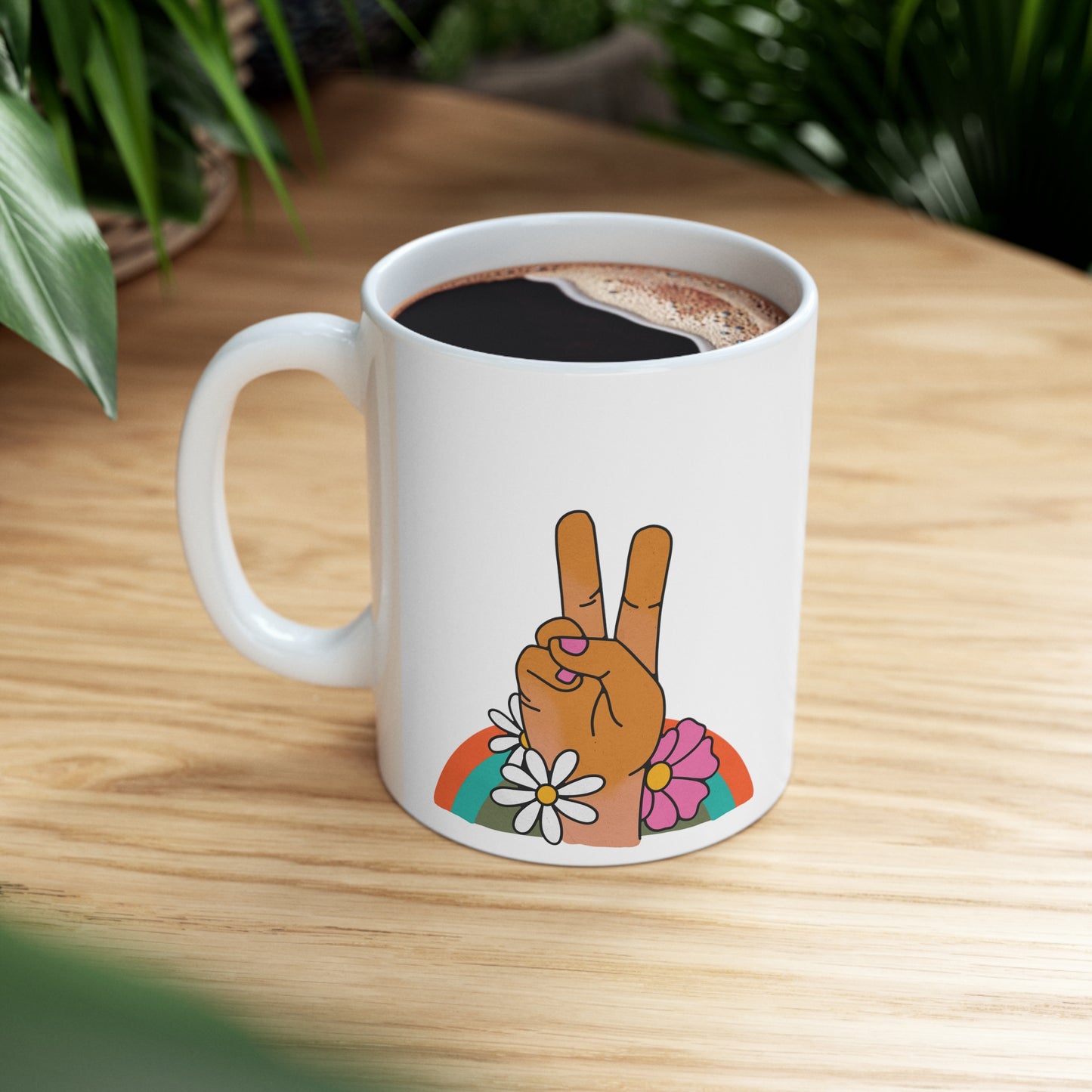 Peace Ceramic Mug 11oz