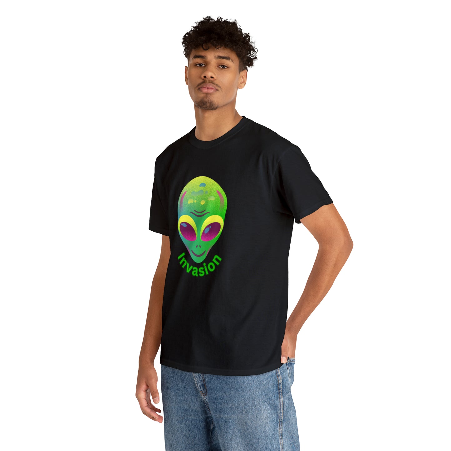 Alien Invasion Heavy Cotton Tee