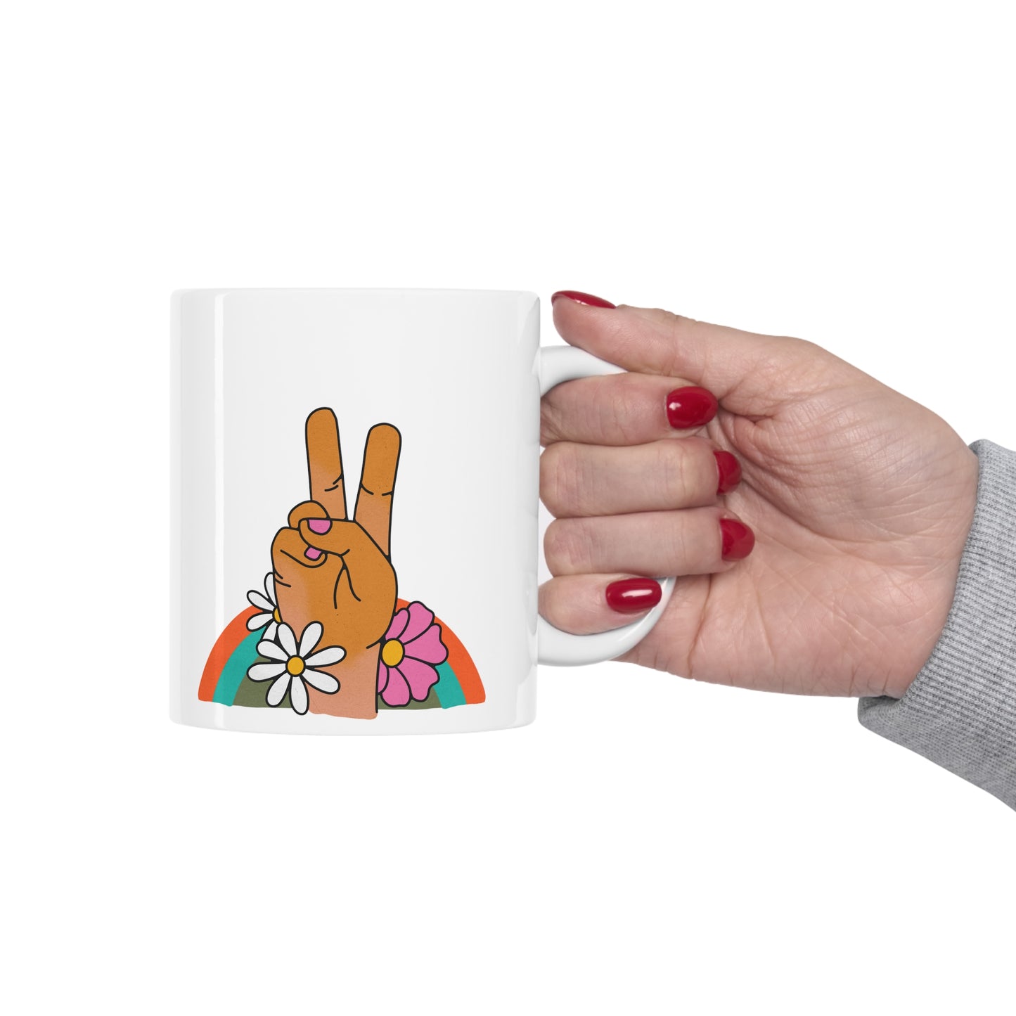 Peace Ceramic Mug 11oz