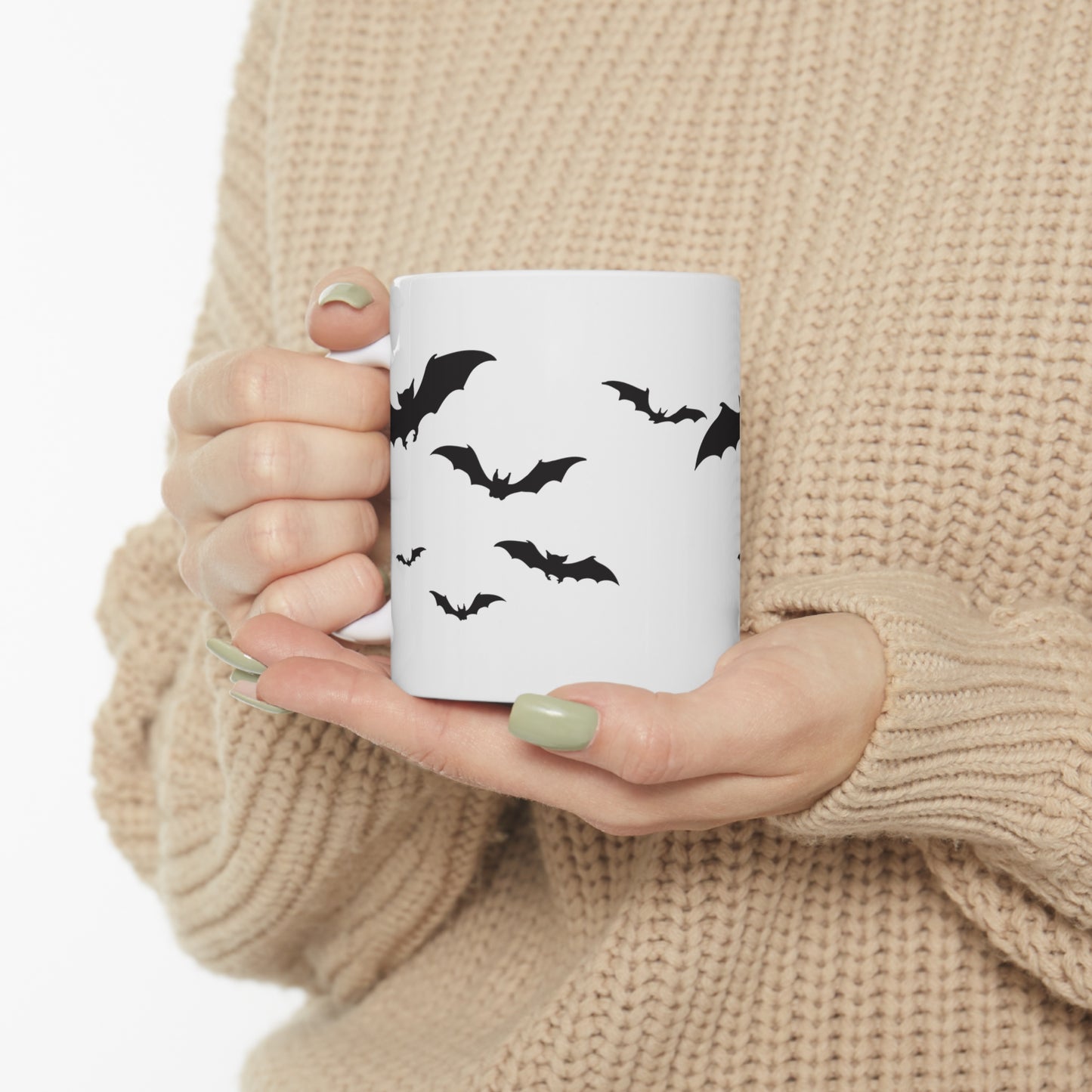 Black Bats Ceramic Mug 11oz