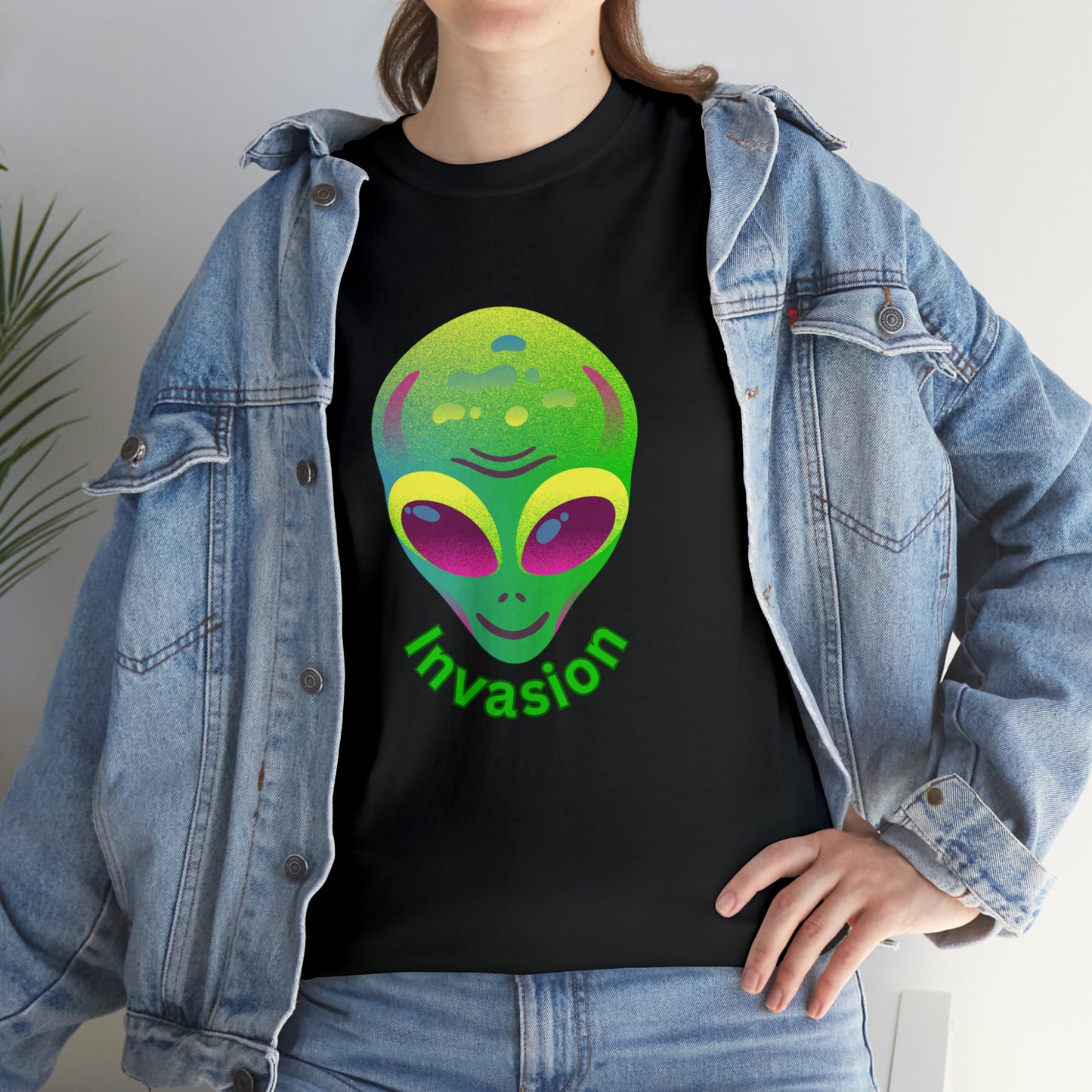 Alien Invasion Heavy Cotton Tee