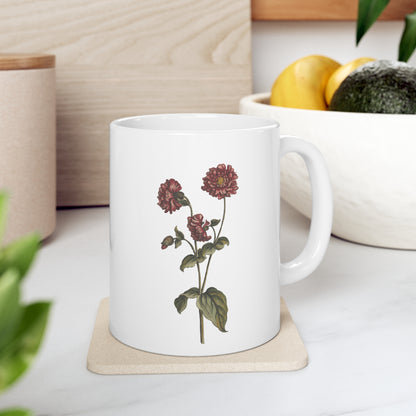 Flower Ceramic Mug 11oz