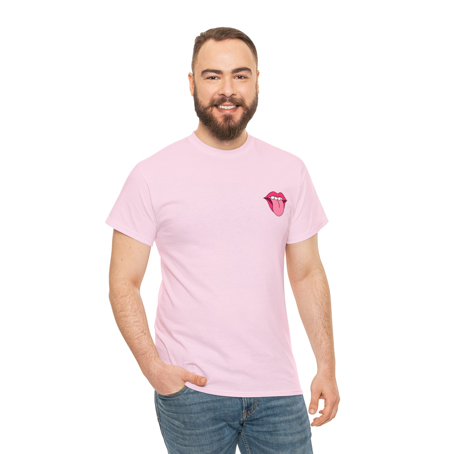 Tongue Out Heavy Cotton Tee