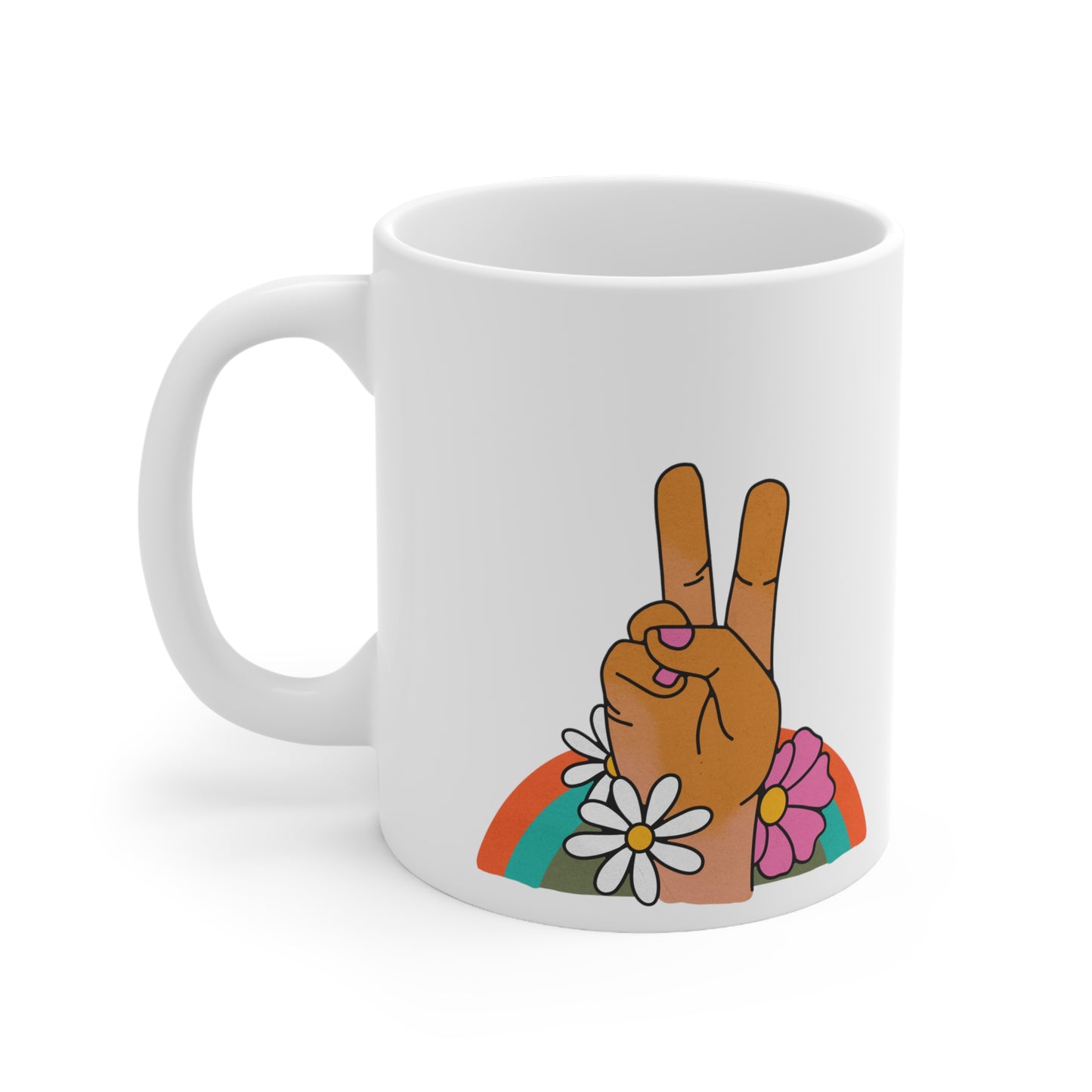 Peace Ceramic Mug 11oz