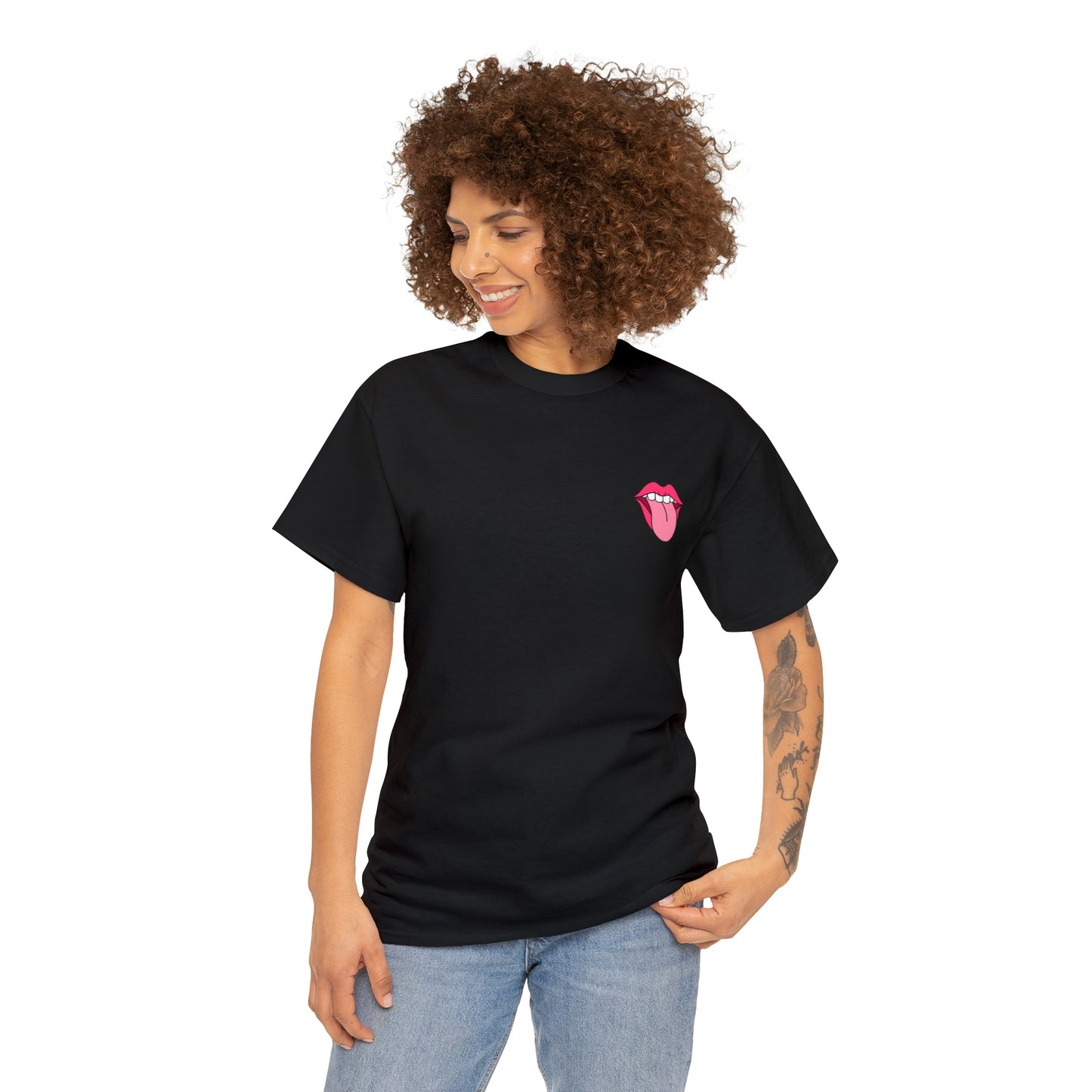 Tongue Out Heavy Cotton Tee