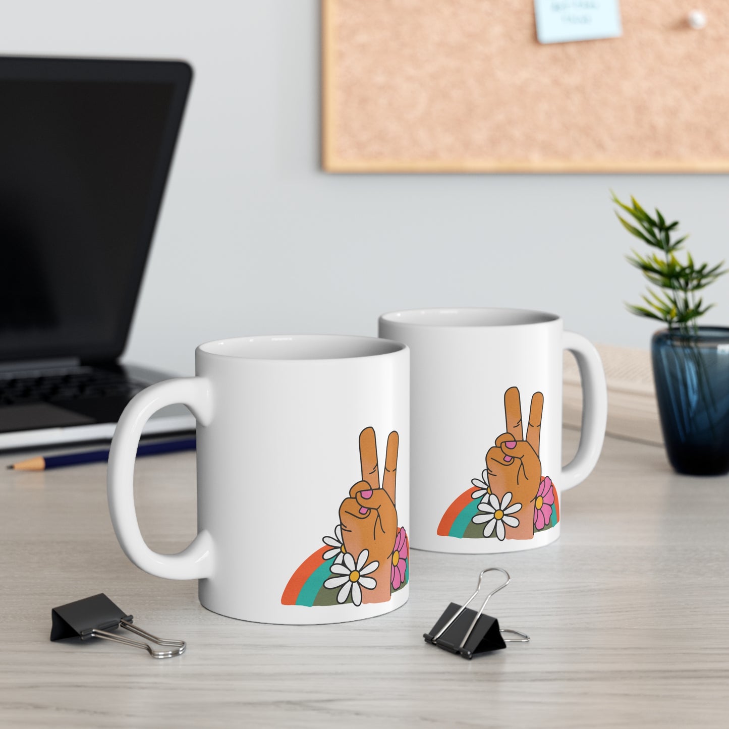 Peace Ceramic Mug 11oz