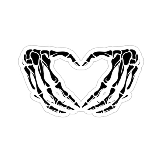 Skeleton Heart Stickers