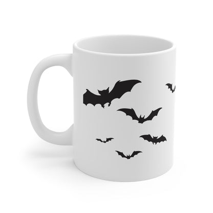 Black Bats Ceramic Mug 11oz