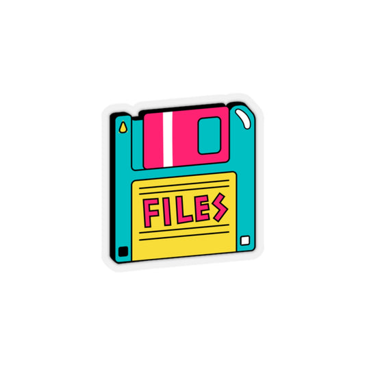 Floppy Disk Kiss-Cut Sticker