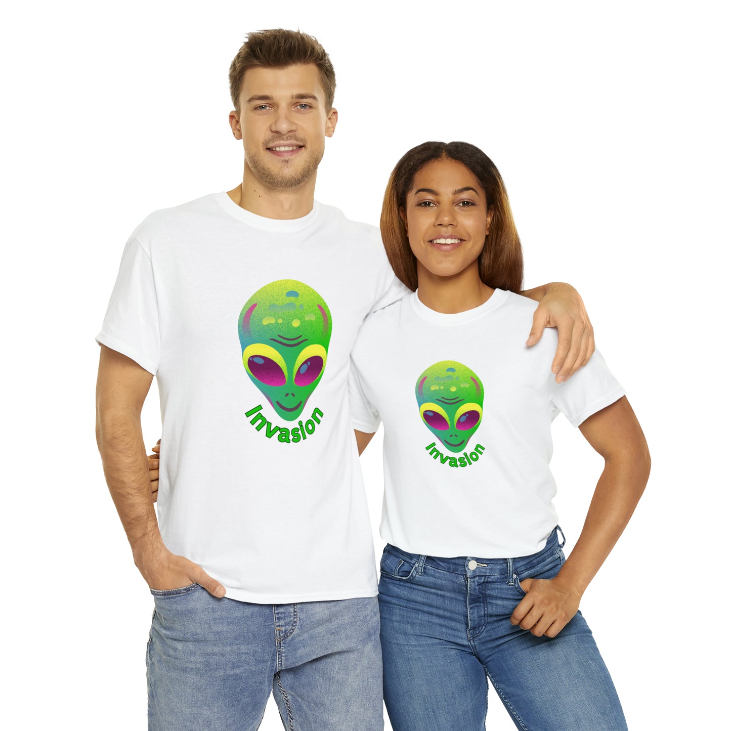 Alien Invasion Heavy Cotton Tee