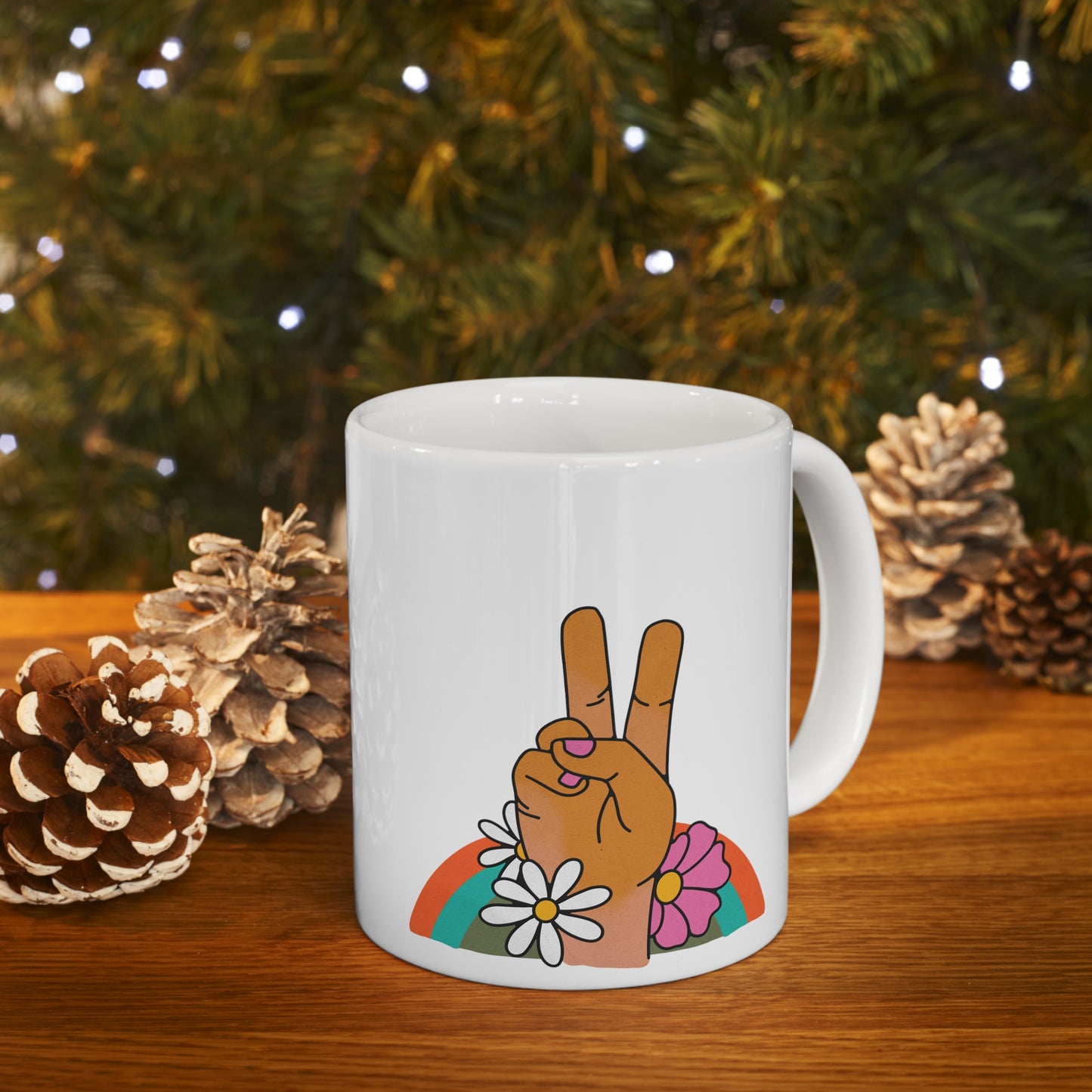 Peace Ceramic Mug 11oz