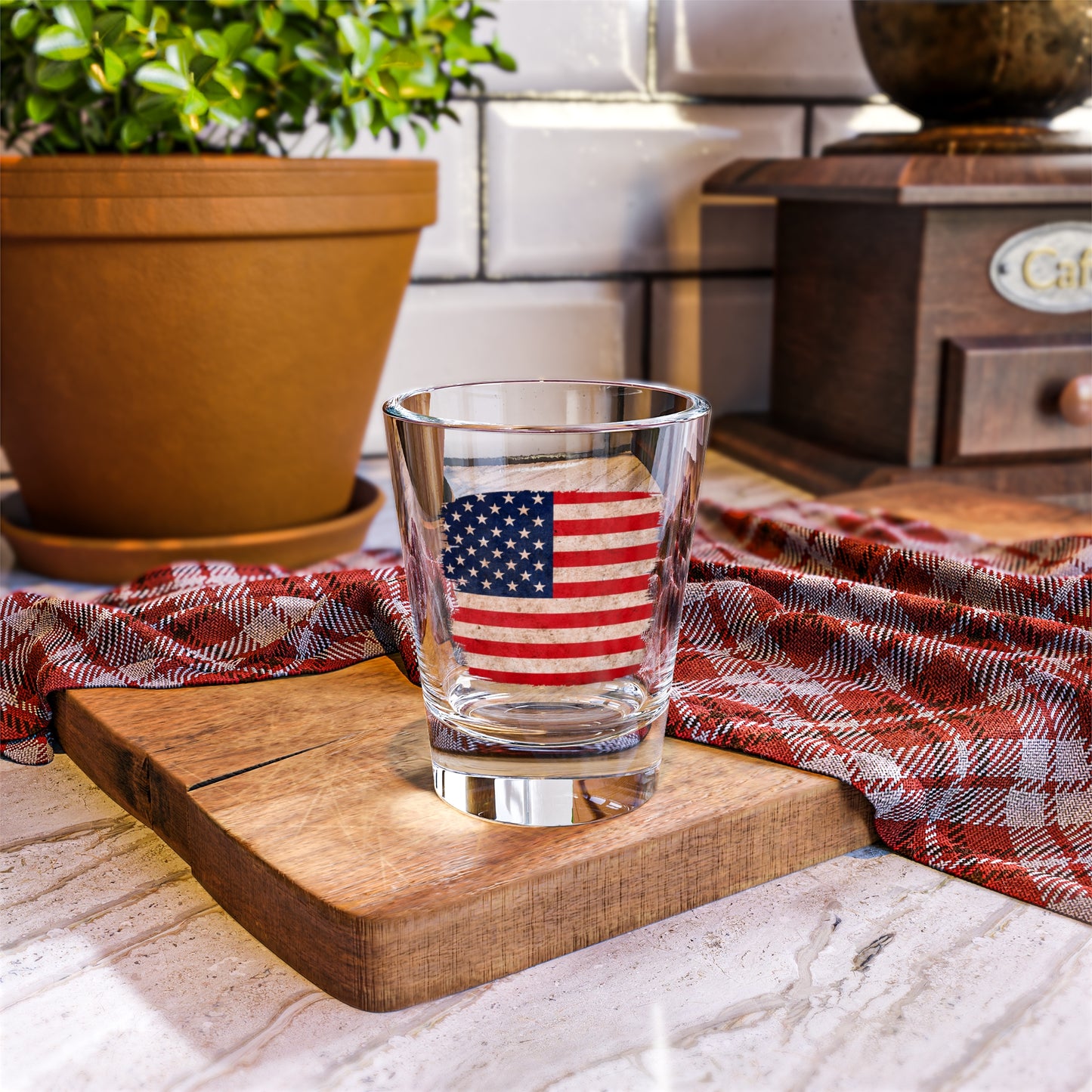 Flag Shot Glass, 1.5oz