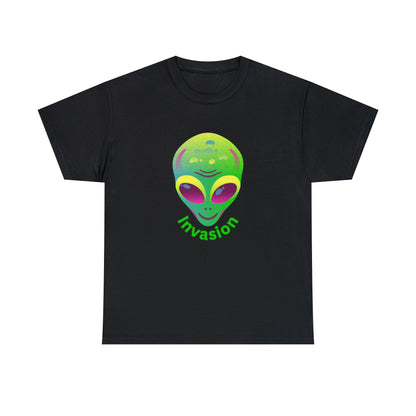 Alien Invasion Heavy Cotton Tee