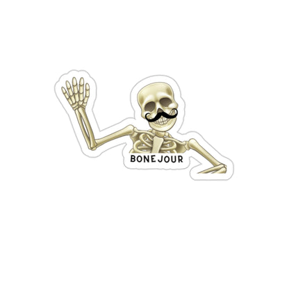 Bone-Jour Kiss-Cut Stickers