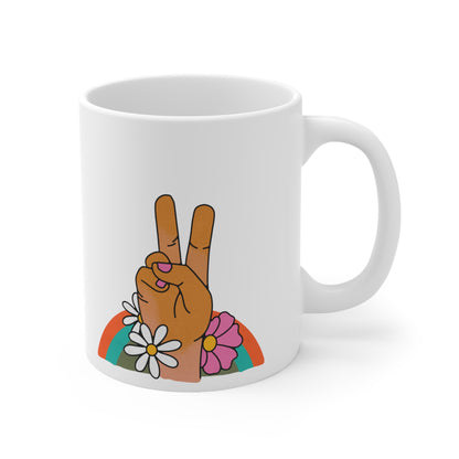 Peace Ceramic Mug 11oz