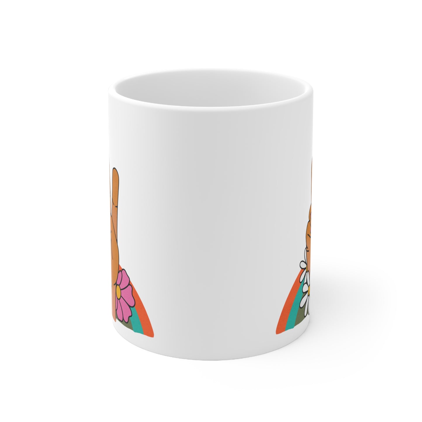 Peace Ceramic Mug 11oz