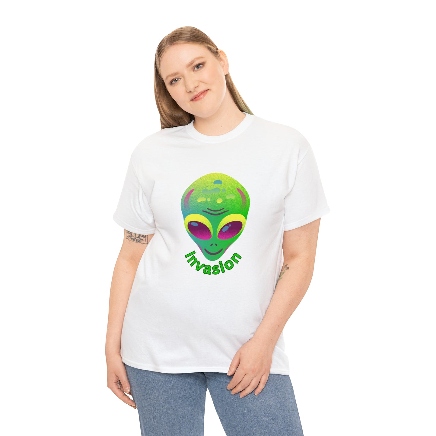 Alien Invasion Heavy Cotton Tee