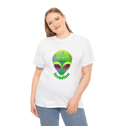 Alien Invasion Heavy Cotton Tee