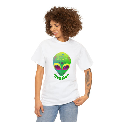 Alien Invasion Heavy Cotton Tee