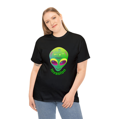 Alien Invasion Heavy Cotton Tee