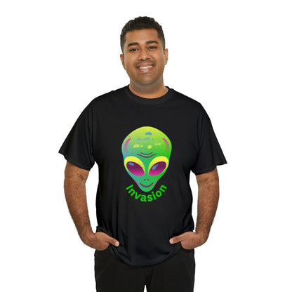 Alien Invasion Heavy Cotton Tee