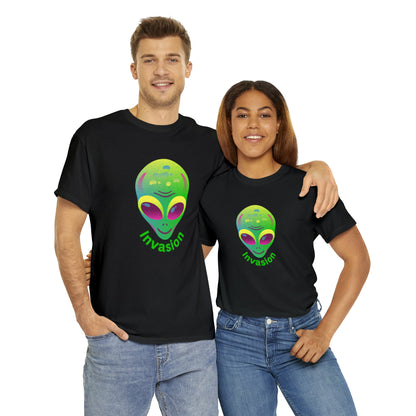 Alien Invasion Heavy Cotton Tee