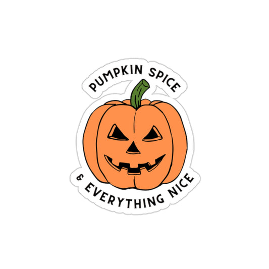 Pumpkin Spice Kiss-Cut Stickers