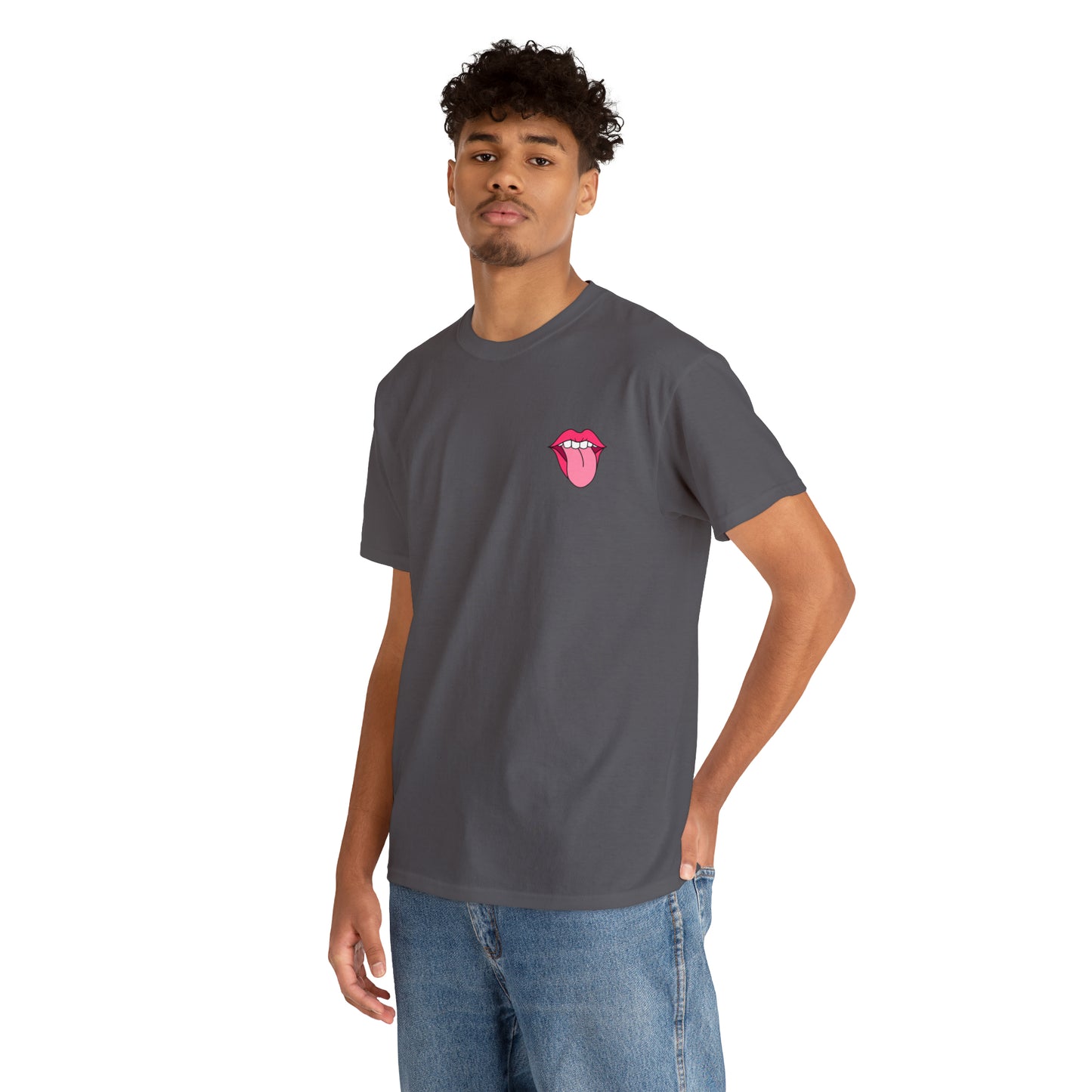 Tongue Out Heavy Cotton Tee