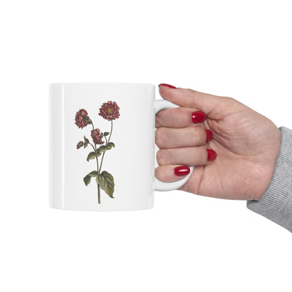 Flower Ceramic Mug 11oz