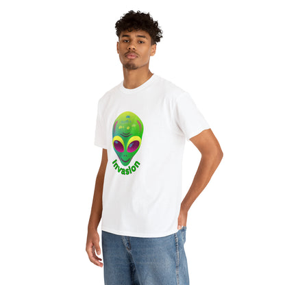 Alien Invasion Heavy Cotton Tee