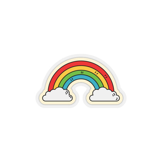 Rainbow Kiss-Cut Sticker