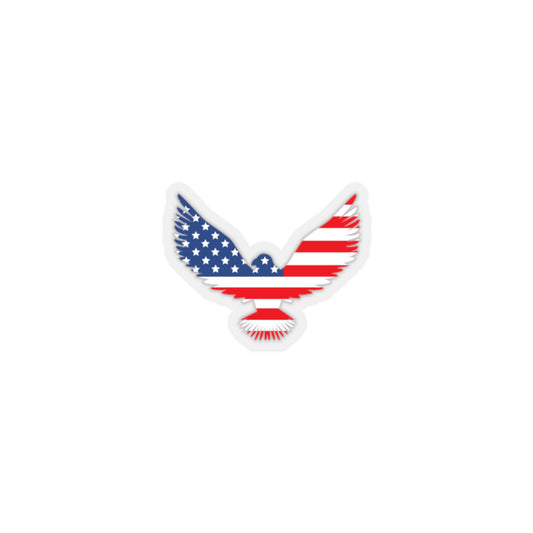 American bald eagle Kiss-Cut Sticker