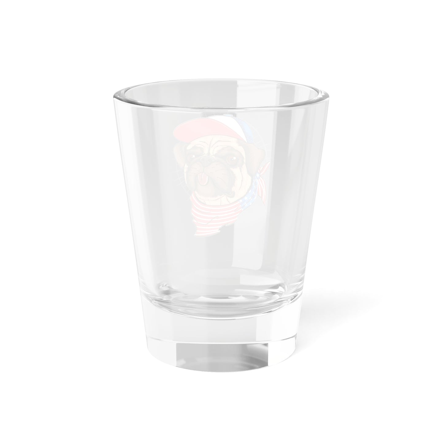 American Pug Shot Glass, 1.5oz