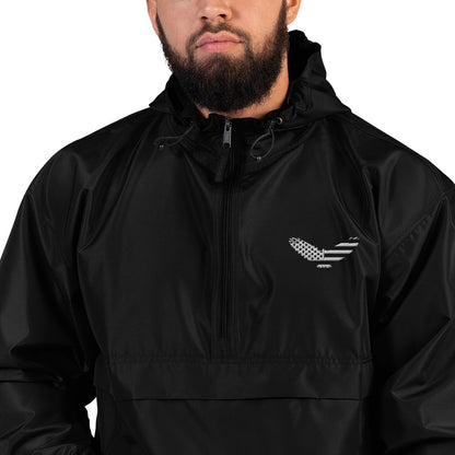 Eagle Embroidered Champion Packable Jacket