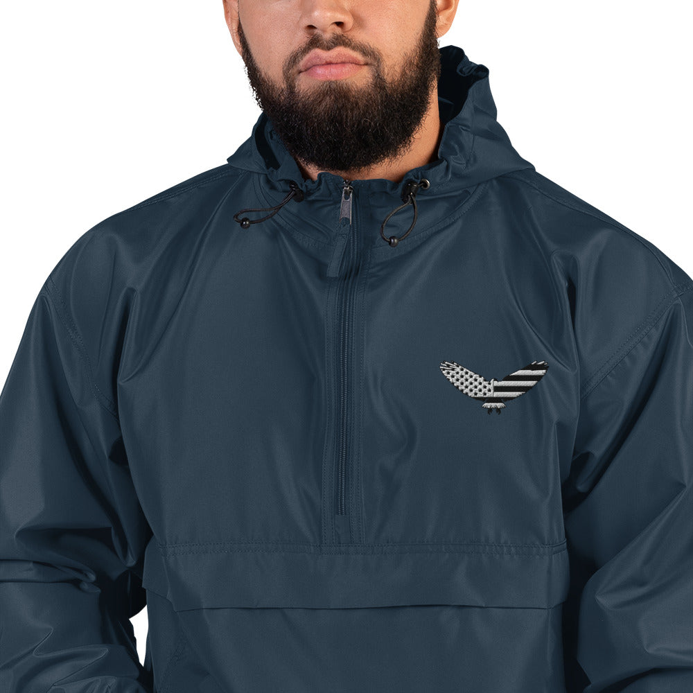 Eagle Embroidered Champion Packable Jacket