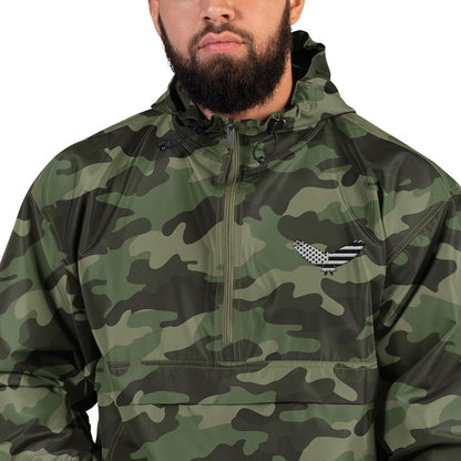 Eagle Embroidered Champion Packable Jacket