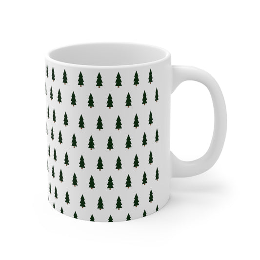 Ceramic Christmas Tree Mug 11oz